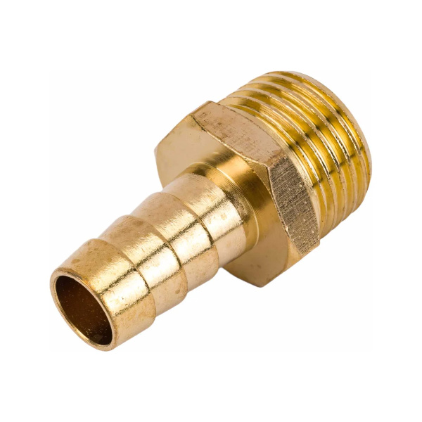 Соединение нар. резьба 1/2" х елочка 12 мм (латунь) ECO
