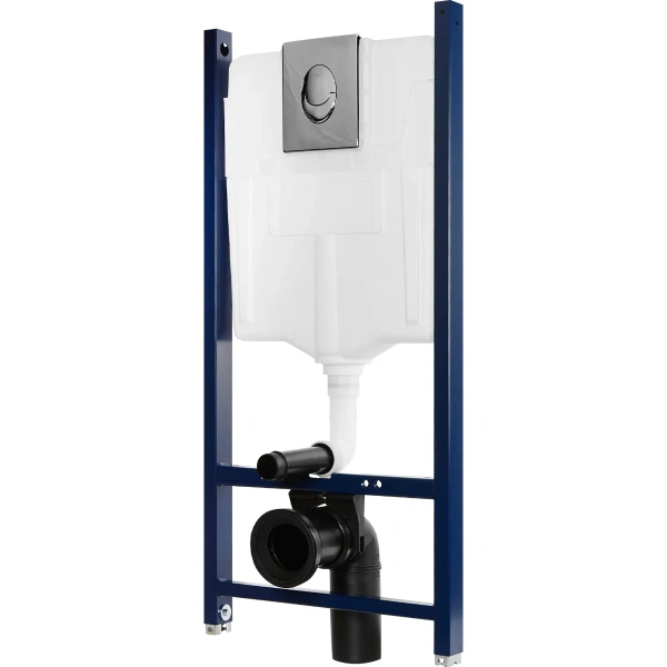 Инсталляция Grohe 38956000 Solido 3 в 1: для подвесного унитаза, накладная панель Skate Air, для мон