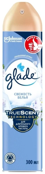 Освежитель воздуха Glade 300мл Свежесть белья