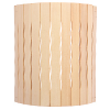 Абажур угловой Банные штучки, Волна 26х10,5х30,5 см, липа 32319