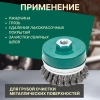 Щетка для шлиф.маш. "чашка" косич. 100мм усиленная ВОЛАТ