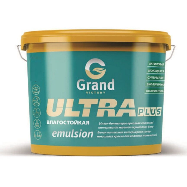 Краска акриловая в/д Grand Victory "ULTRA plus emulsion" 5 кг