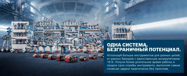 Перфоратор аккумуляторный Bosch GBH 18V-18 Professional 0611927001