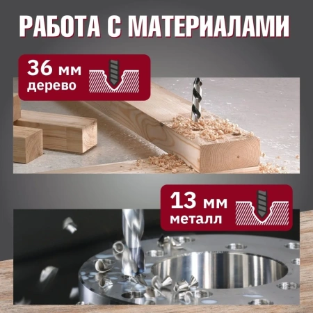 Дрель-шуруповерт аккум. WORTEX BD 1820-1 Li в чем. ALL1 XLT 18 В, 30 Н*м, 2х2 А*ч, БЗП(мет.) 13 мм, 