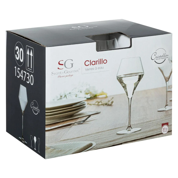 Фужер SG Clarillo 370 мл 9х21,8 см стекло 154730