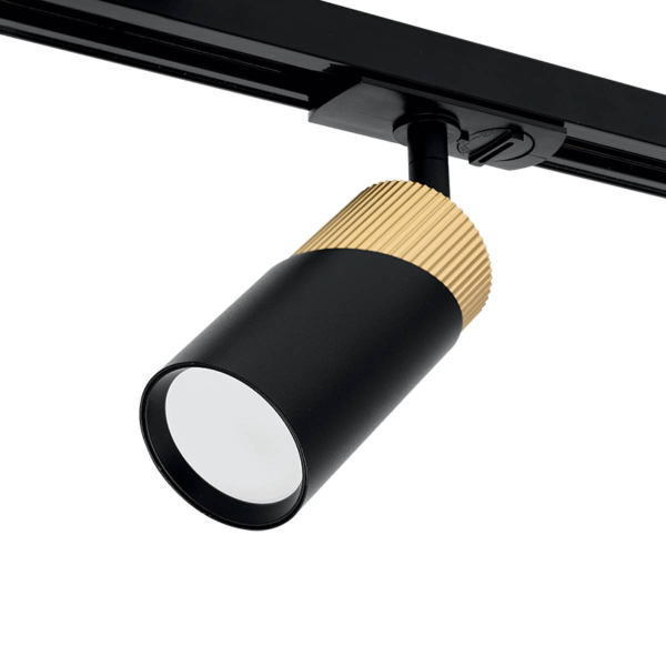 Светильник трековый WOLTA WTL-GU10/06BG под лампу GU10 Черный / Золотой DOLCE