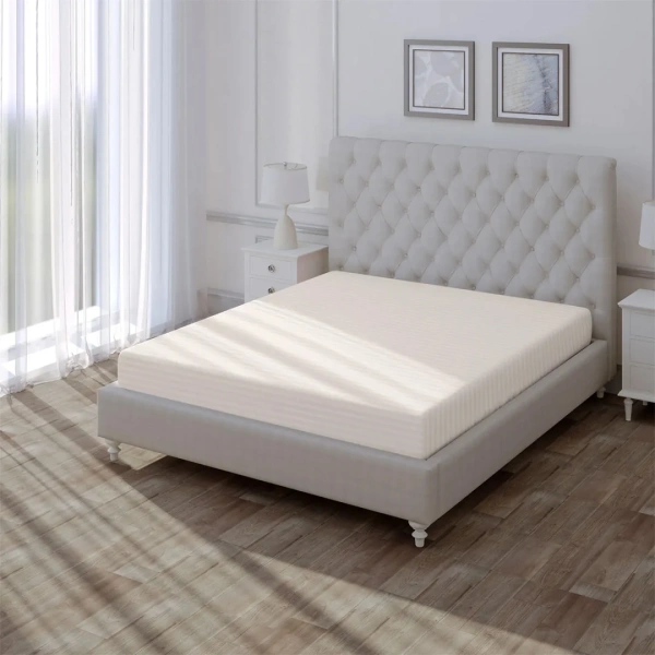 Простыня Verossa Stripe 180х215см Antique White 925728