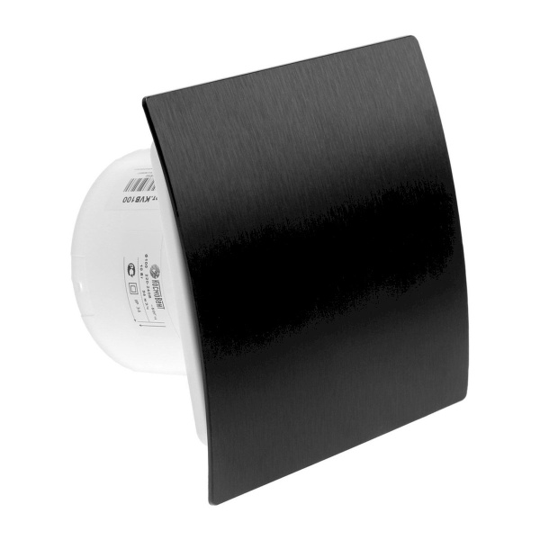 Вентилятор осевой диам.100 "Космо"Шлифованное "Черный" (п)