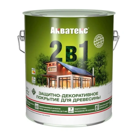 Текстурное покрытие - Акватекс (2,7 л) - махагон