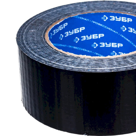 Лента армированная ЗУБР ПРОФЕССИОНАЛ 48 мм, 45 м, черная, на тканевой основе, универсальная (12096-5