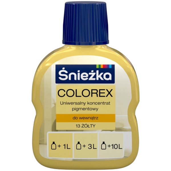 Колер SNIEZKA Colorex №13 желтый 100 мл