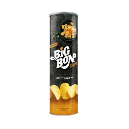 Чипсы картофельные Big Bon Сыр Чеддер 130г