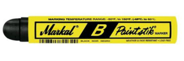 Маркер промышл. на основе твердой краски MARKAL ЧЕРНЫЙ (толщ. линии 17 мм)