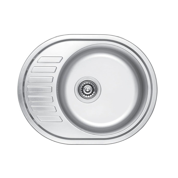 Мойка ZEUS 5745-Е 57*45*16 (0.6)"В" овальная левая