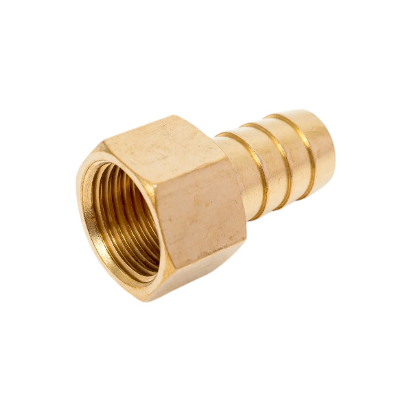 Соединение внутр. резьба 1/2" х елочка 16 мм (латунь) ECO