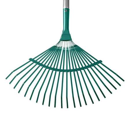 Грабли веерные GRINDA, PR-40 ALU, 440 х 250 х 1630 мм, 22 плоских зубца, алюминиевый черенок, PROLin