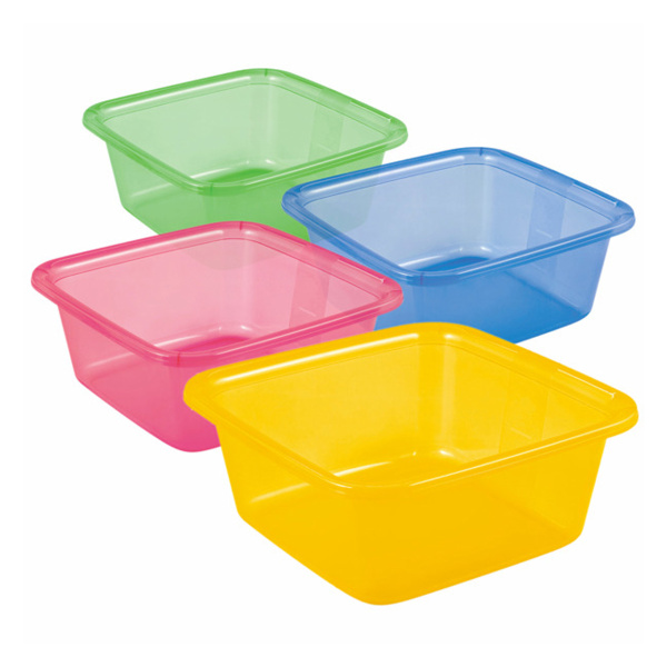 Таз Curver Miski квадратный 11 л 4 цв в ассорт 215482