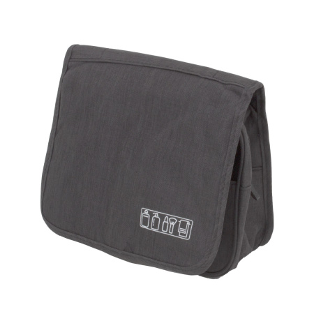 Косметичка дорожная с крючком для подвешивания 25х20см цветы CN