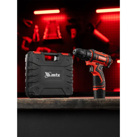 Дрель-шуруповерт аккумуляторная CDS-12, Li-Ion, 12 В// MTX