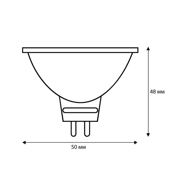 Лампа Ergolux LED-JCDR-9W-GU5.3-3K (Эл.лампа светодиодная JCDR 9Вт GU5.3 3000K 180-240В) 13624