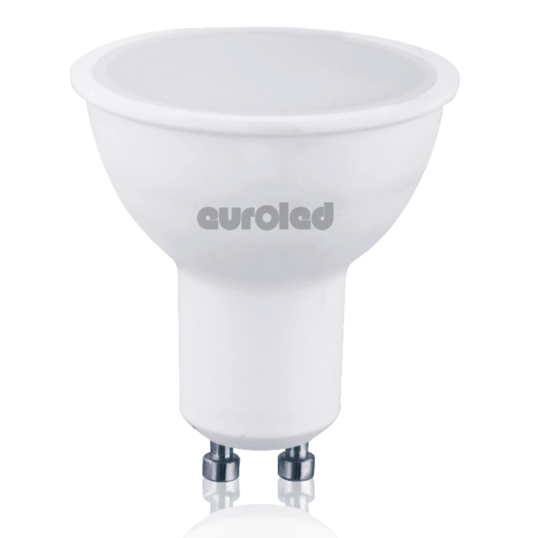 Лампа светодиодная Euroled GU10 8W 6500K матовая