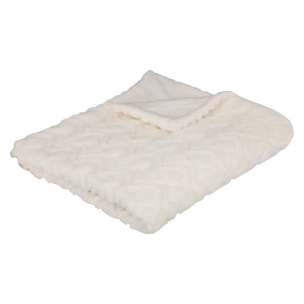 Плед Atmosphera Mara 120х160 см мех белый 188511Z