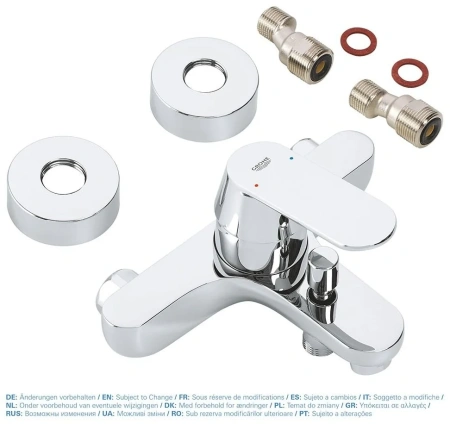 Комплект смесителей GROHE Eurosmart Cosmopolitan для раковины (23325000), ванны (32831000) с душевым