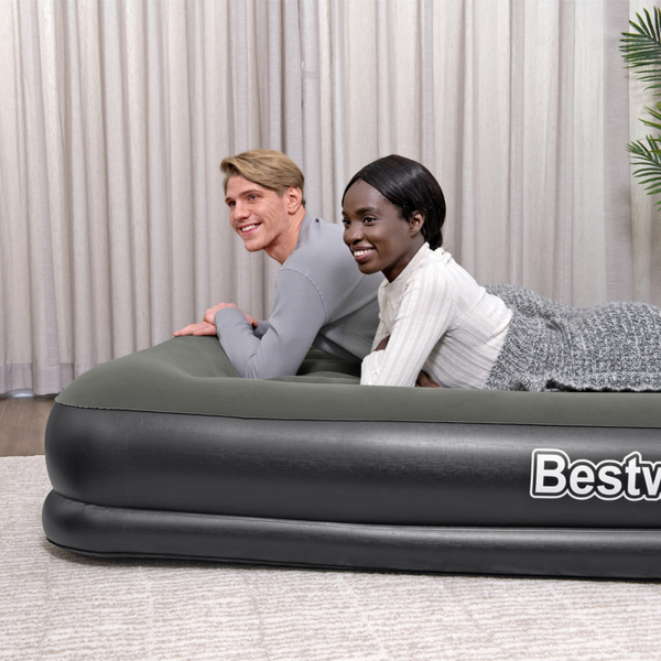 Кровать надувная Bestway Tritech Queen 203х152х36 см встроенная подушка 67699