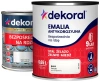 Dekoral Эмаль антикоррозионная прямо на ржавчину черный глянцевый  0,65л