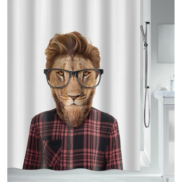 Штора для ванной Spirella SMARTLION 180х200 см полиэстер 10.20586