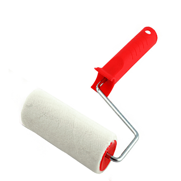 Валик малярный с ручкой "ЭКСПЕРТ" Velur 2410, длина 100мм, диаметр 28мм(100шт/кор)