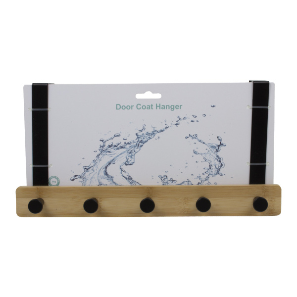 Планка на дверь с 5-ю крючками дерево BHK0030A-B CN