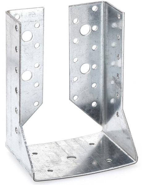 Наконечник балки закр.100х140х2,0мм (белый цинк 1 шт)