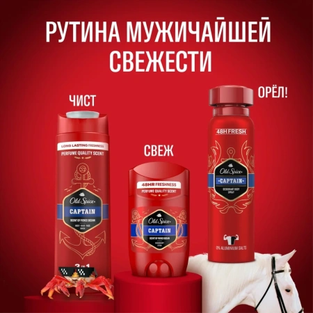 Гель для душа Old Spice Captain  250мл
