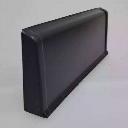 Плинтус напольный с кабель-каналами 70мм 2,2м "Деконика", 007 Черный