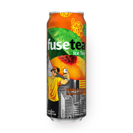 Чай холодный Fuse Tea Tea Персик 0,45л ж/б
