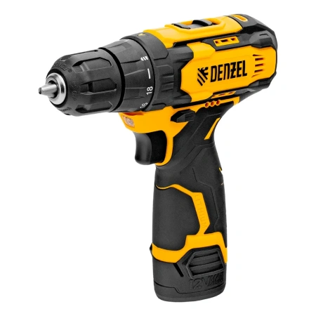 Дрель-шуруповерт аккумуляторная CDQ-12, Li-Ion, 12 В// Denzel