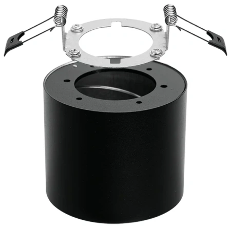 Светильник накладной WOLTA WSL-GX53/01BL IP20 под лампу GX53 Чёрный BASIC D82x70