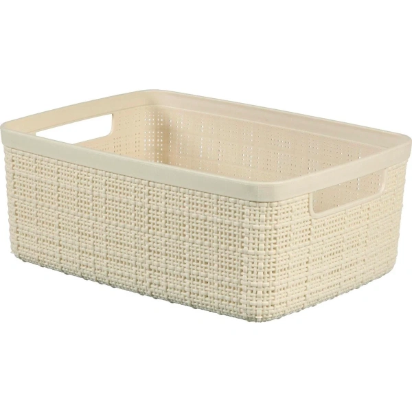 Корзина Curver Jute для хранения S 5л кремовая