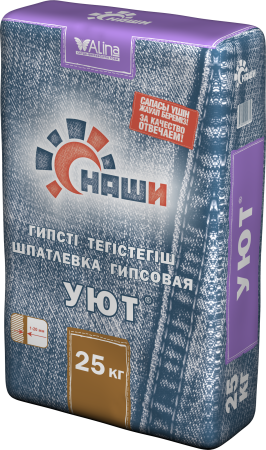 АlinEX НАШИ шпатлевка гипсовая Уют фасовка (25кг)