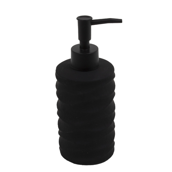 Набор для ванной комнаты Bathlux Black Wave (дозатор, 2 стакана, мыльница) 73155