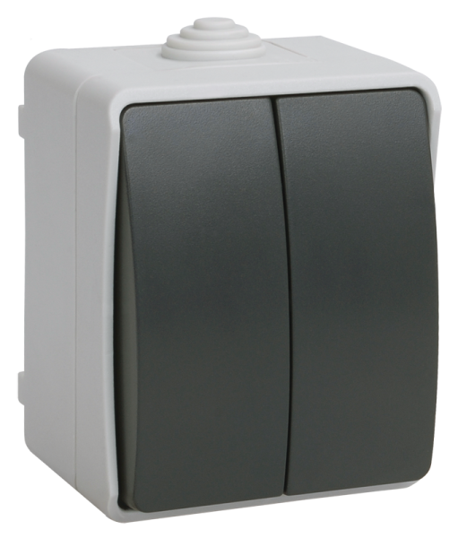 Выключатель 2-кл. ИЭК ОП ФОРС 10А 250А IP54 BC20-2-0-ФСр 152844