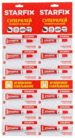 Суперклей универсальный STARFIX,  арт.SM-42379-1