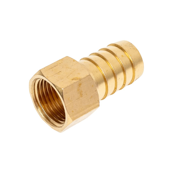 Соединение внутр. резьба 1/2" х елочка 19 мм (латунь) ECO