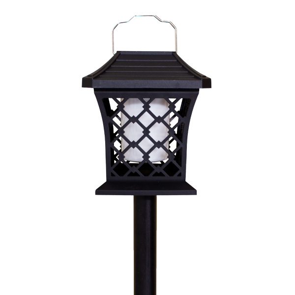 Светильник садовый WXH-XF1012 (пламя огня)  аккумуляторный AA200 мА 3 Вт (зарядка от солнечной батар