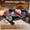 Пила торцовочная комбинированная WORTEX MS 2520-2 LMB в кор. (2000 Вт, 255х30.0 мм, глуб. до 78 мм,