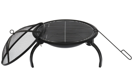 Гриль-очаг с крышкой, складные ножки 0,8 мм Ø 56х43 см 2206 CN