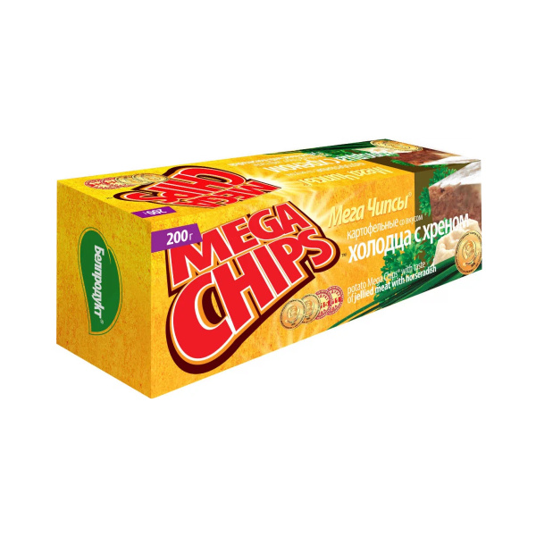 Мегачипсы картофельные Хрен и холодец 100гр