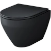 Унитаз подвесной AM.PM C701700MBSC Spirit V2.0  FlashClean с сиденьем микролифт, черн мат,