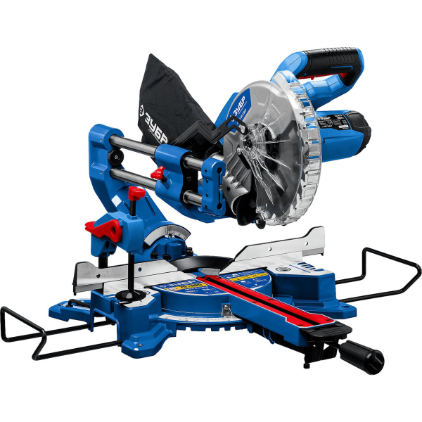 Пила торцовочная с протяжкой ЗУБР Профессионал ППТ-216-П, d 216 х 30 мм, 1800 Вт